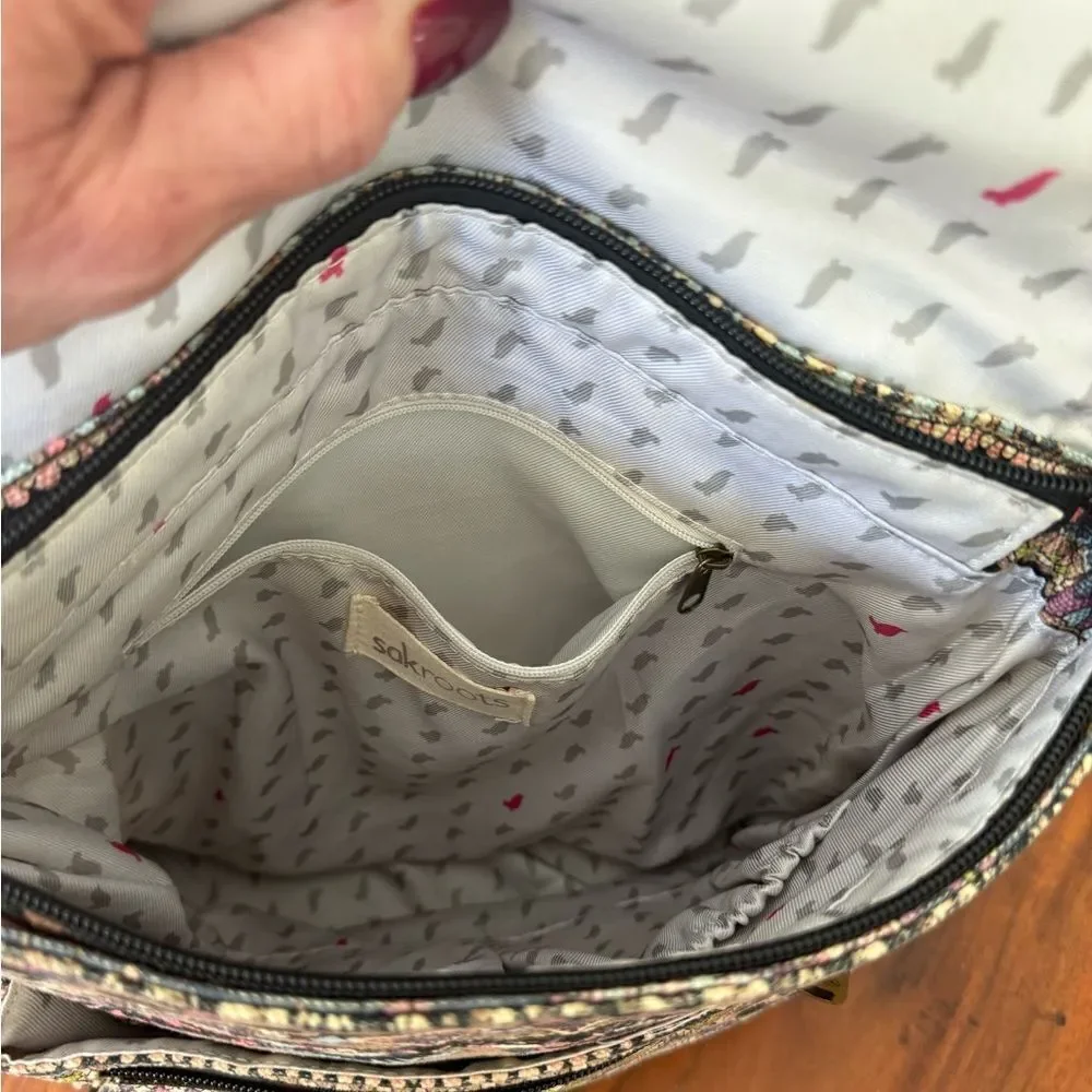 Sakroots Women's Convertible Backpack - Sienna Spirit Desert EUC